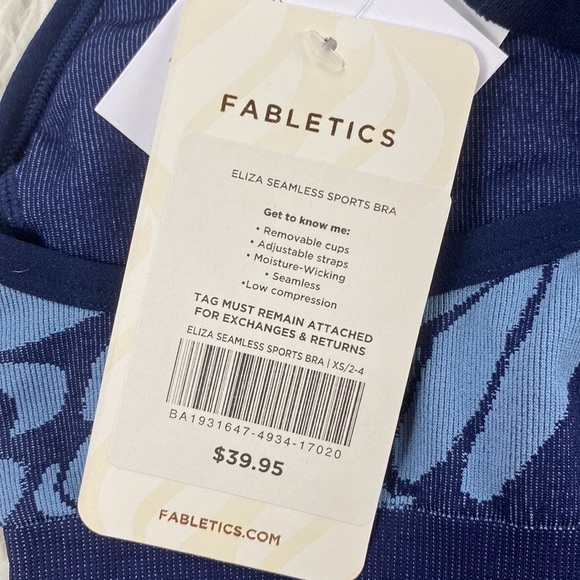 NWT Fabletics Eliza Seamless Sports Bra - Picture 4 of 4